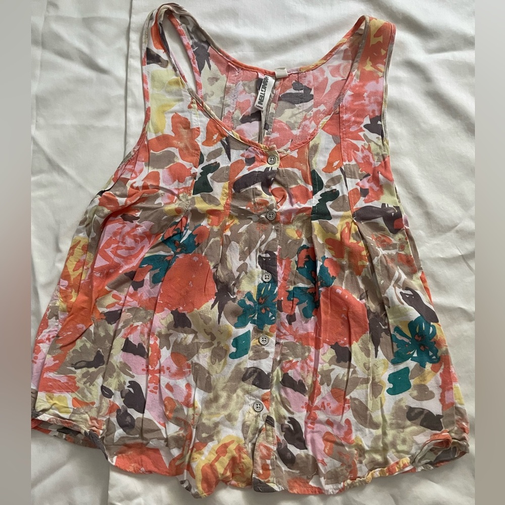 Hang Ten Flowy floral tank Size L